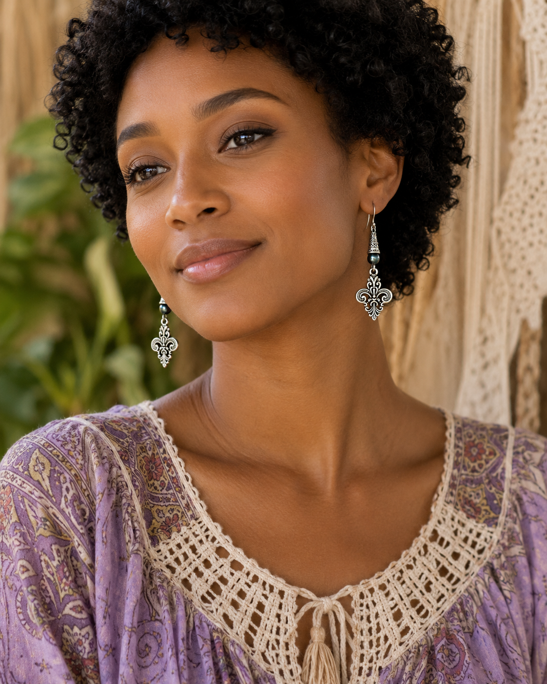 Fleur De Lis Blue Bohemian Woman ChatGPT.png