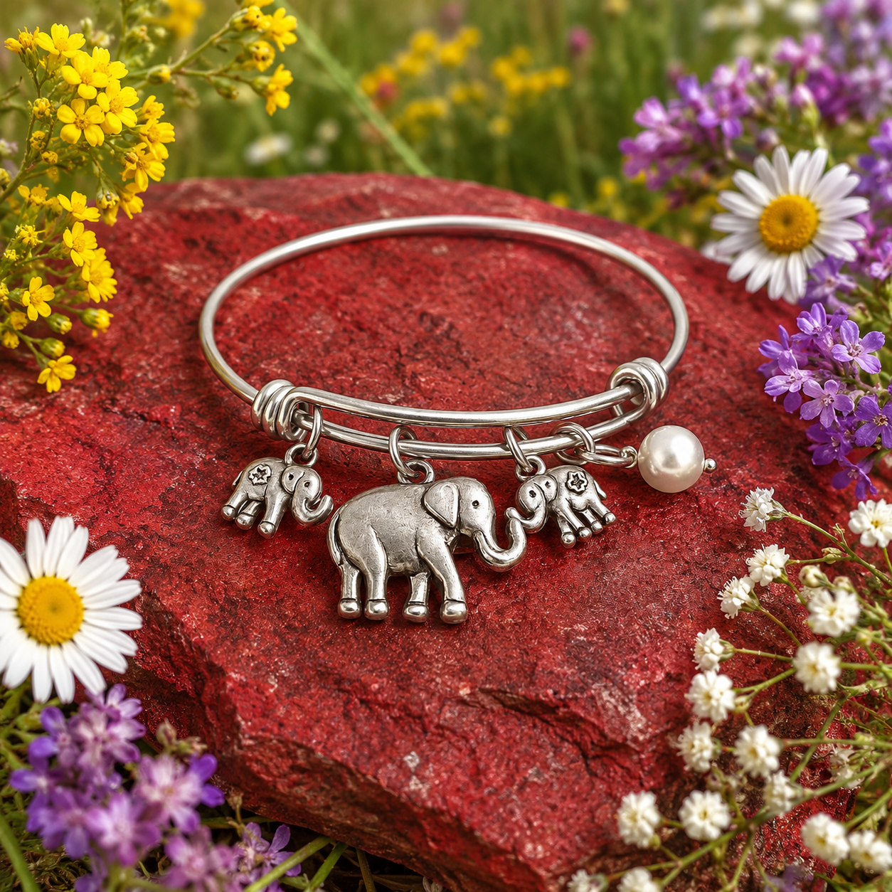 Elephant Pearl Bracelet Rock Flowers ChatGPT.png