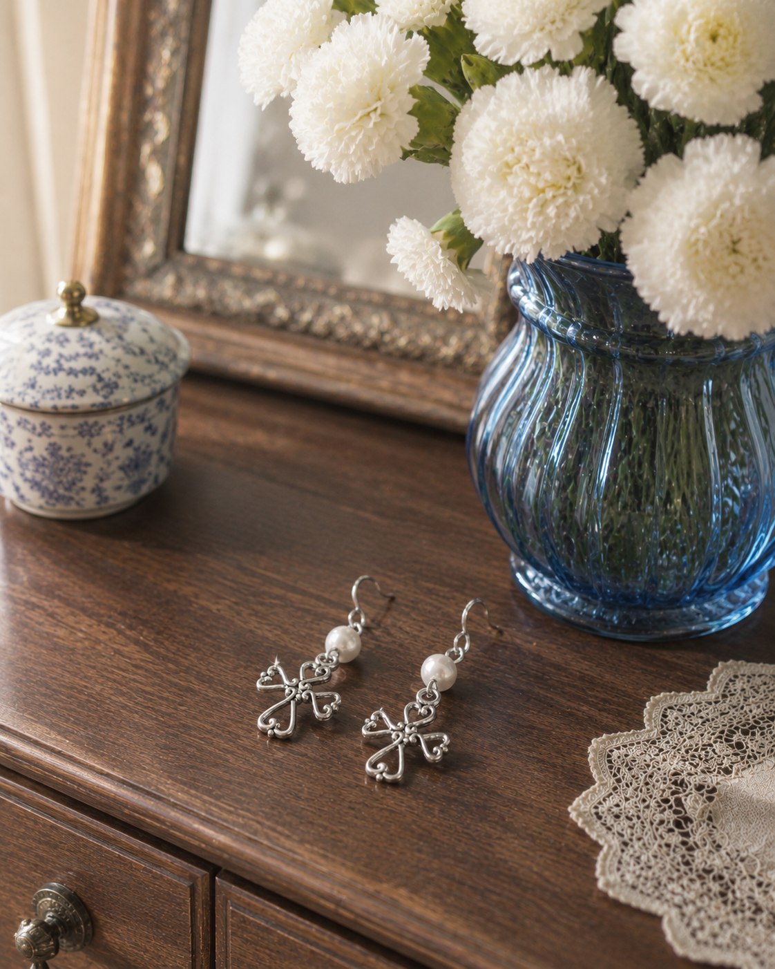 Cross Pearl Earrings Dresser ChatGPT.png