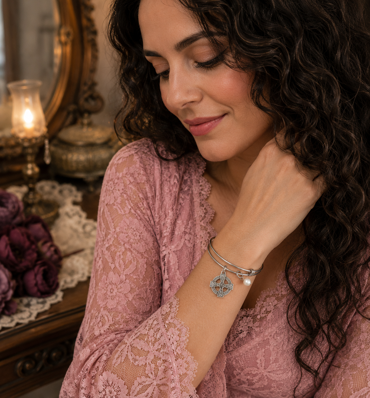 Celtic Cross Pearl Bracelet Woman ChatGPT.png