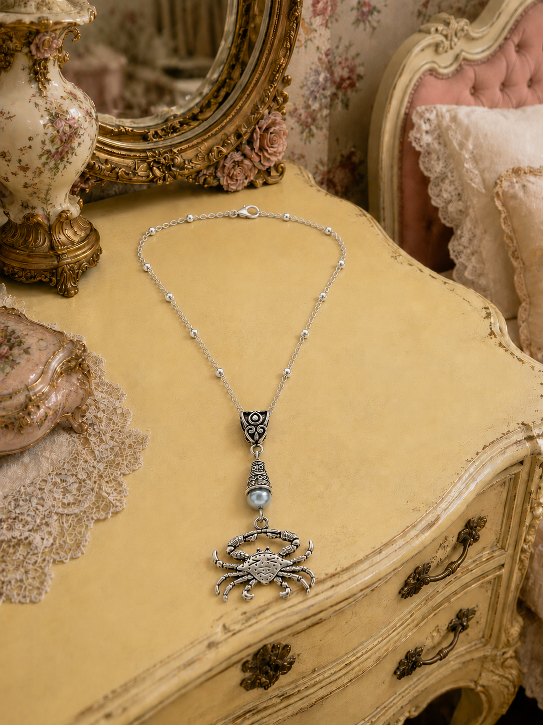Crab Necklace Yellow Dresser ChatGPT.png