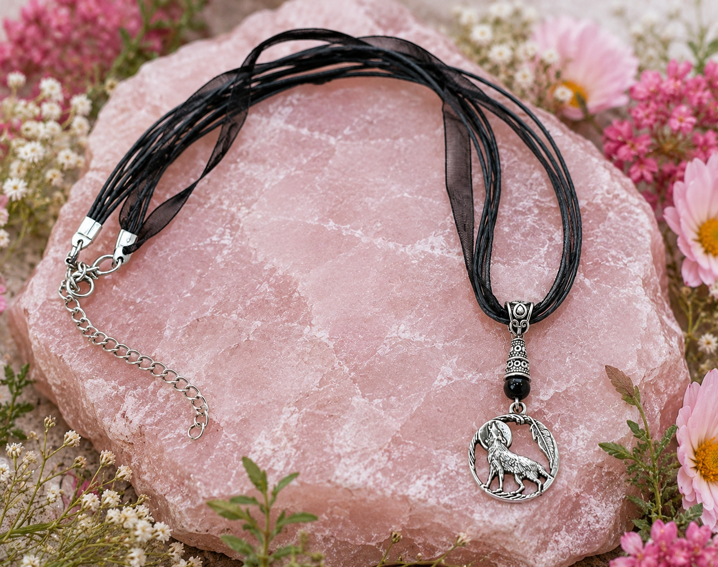 Wolf Onyx Ribbon Necklace Pink Rock ChatGPT.png