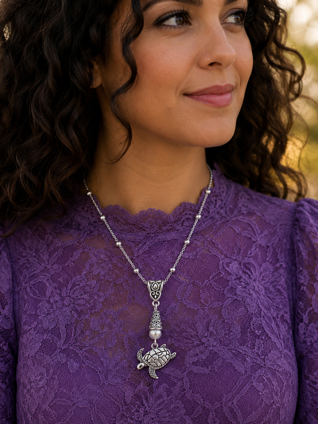 Turtle Necklace Lace Model ChatGPT.png