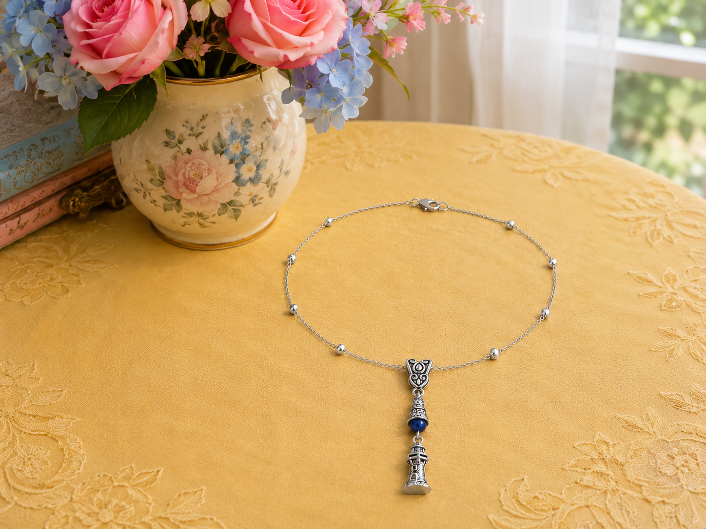 Lighthouse Necklace Table Flowers ChatGPT.png