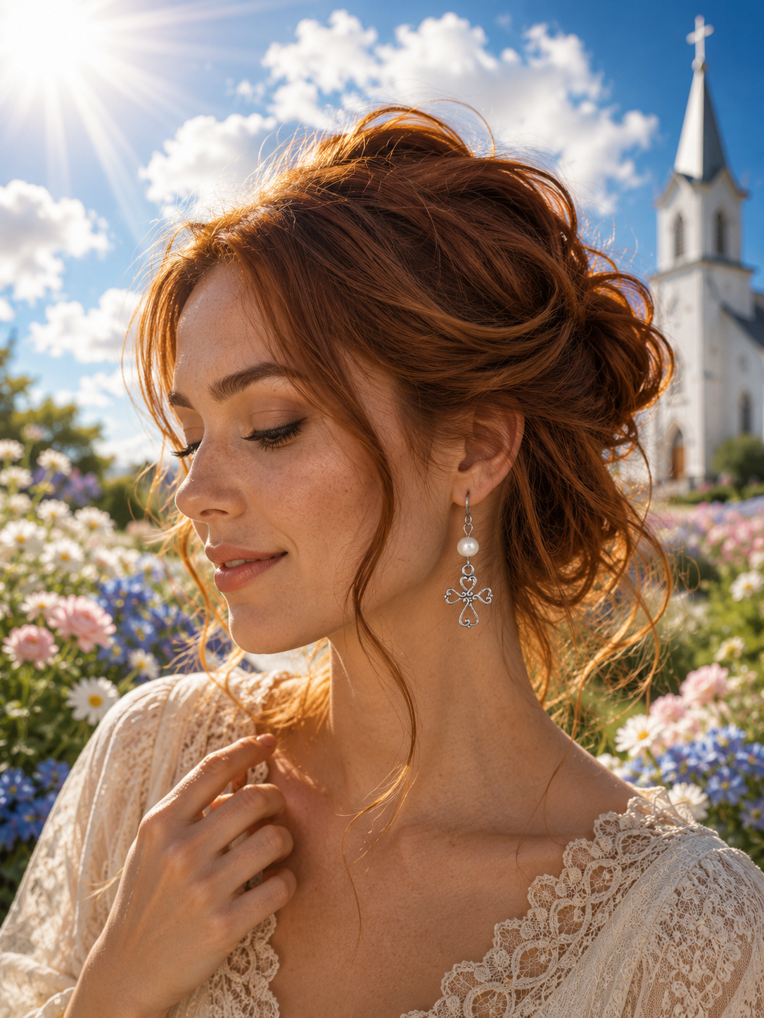 Cross Pearl Earrings Model ChatGPT .png