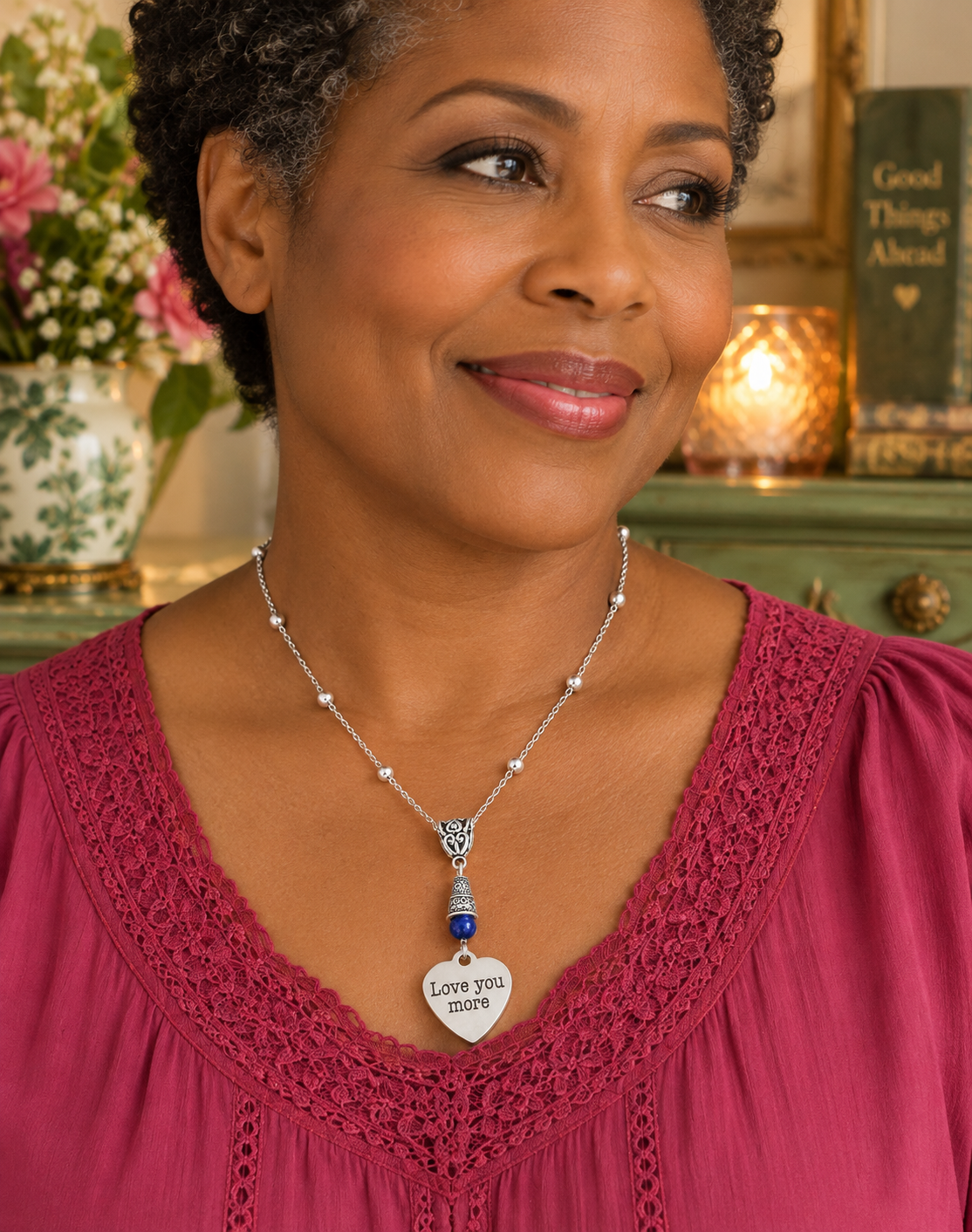 Love You More Necklace Blue Model ChatGPT.png