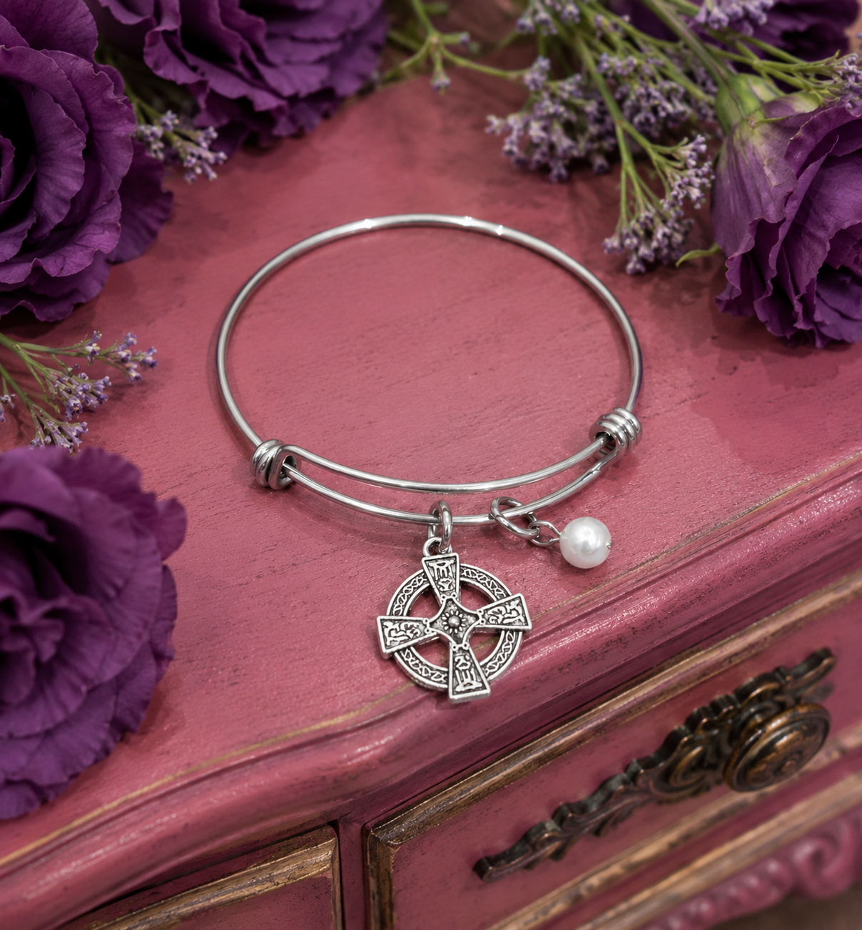 Celtic Cross Pearl Bracelet Dresser ChatGPT.png