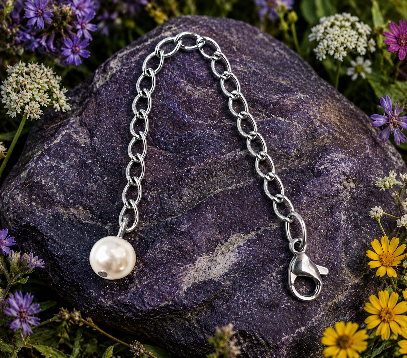 Pearl Handmade Necklace Extender Chain
