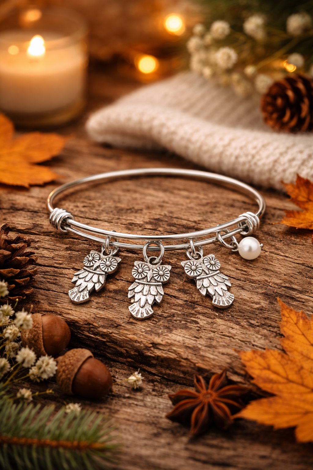 Owl Bracelet Wood Lights ChatGPT.png