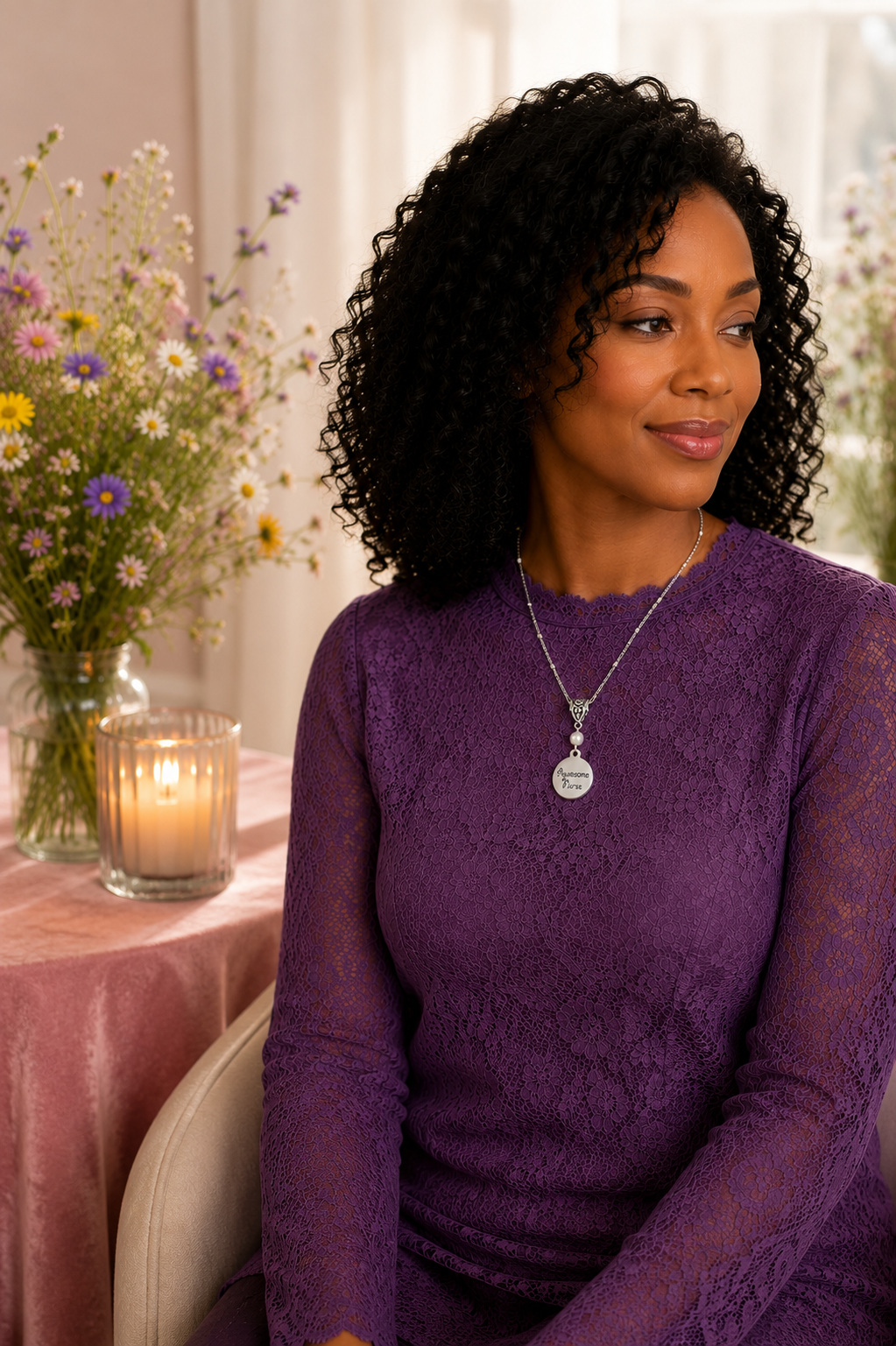 Nurse Pearl Necklace Woman at Home ChatGPT.png