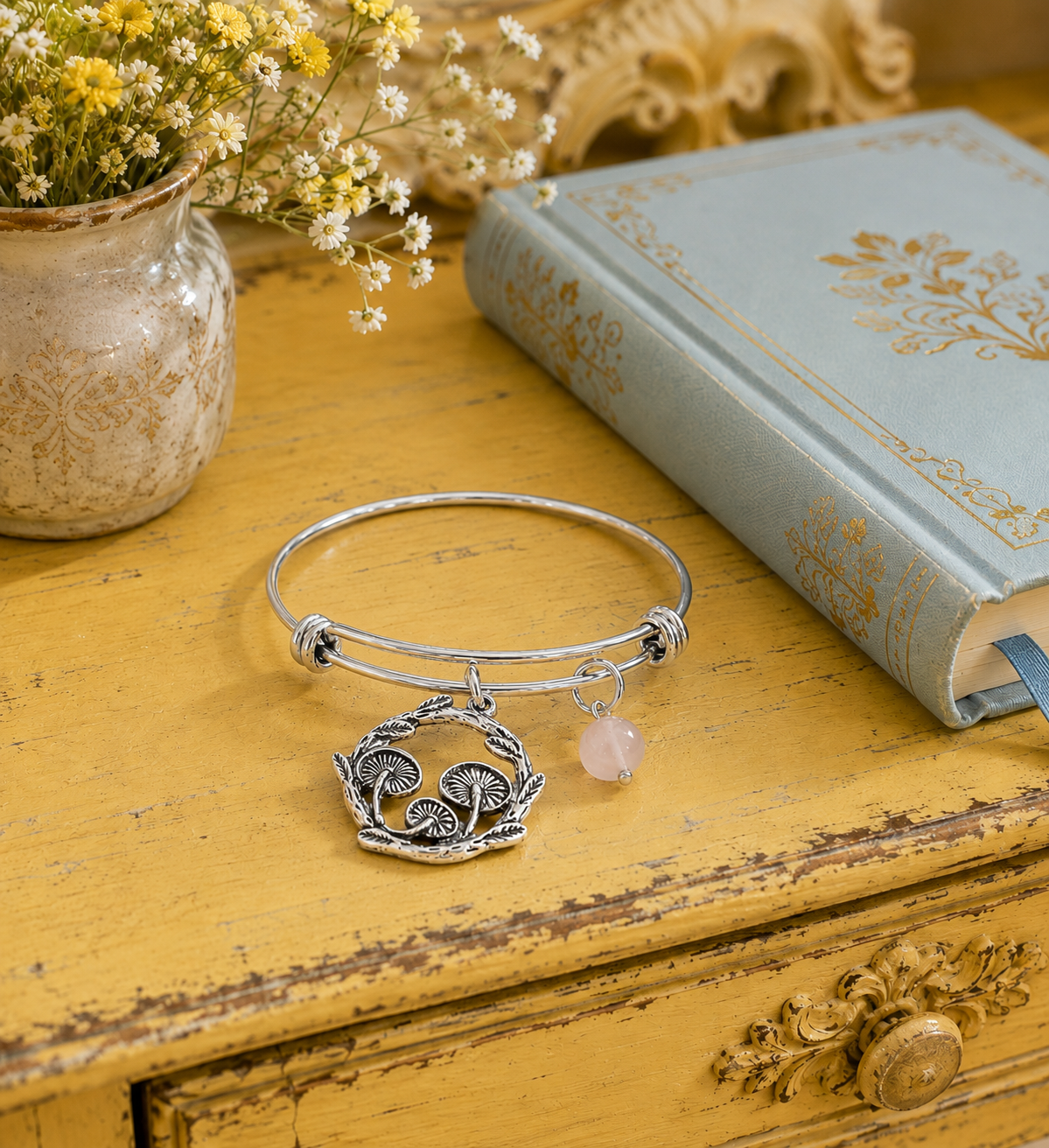 Mushroom Rose Quartz Bracelet Dresser Journal ChatGPT.png