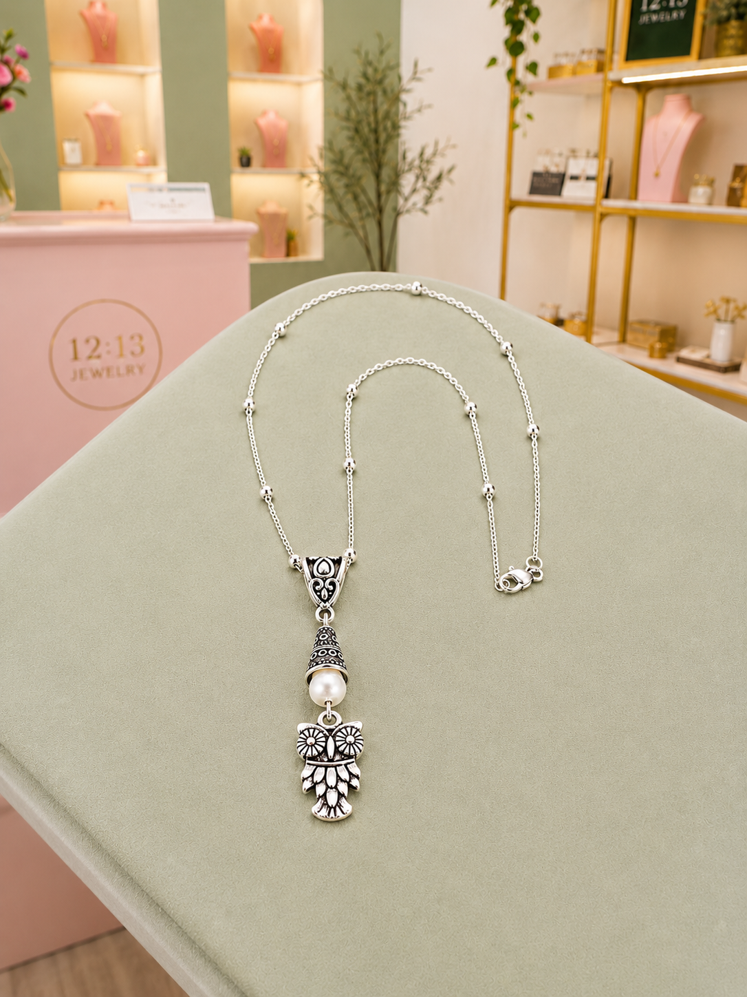 Owl Necklace White Shop Up ChatGPT.png