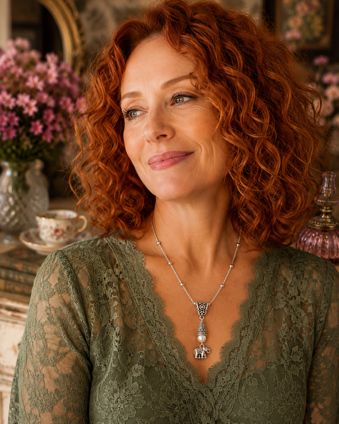 Elephant Necklace Model Lace ChatGPT.png