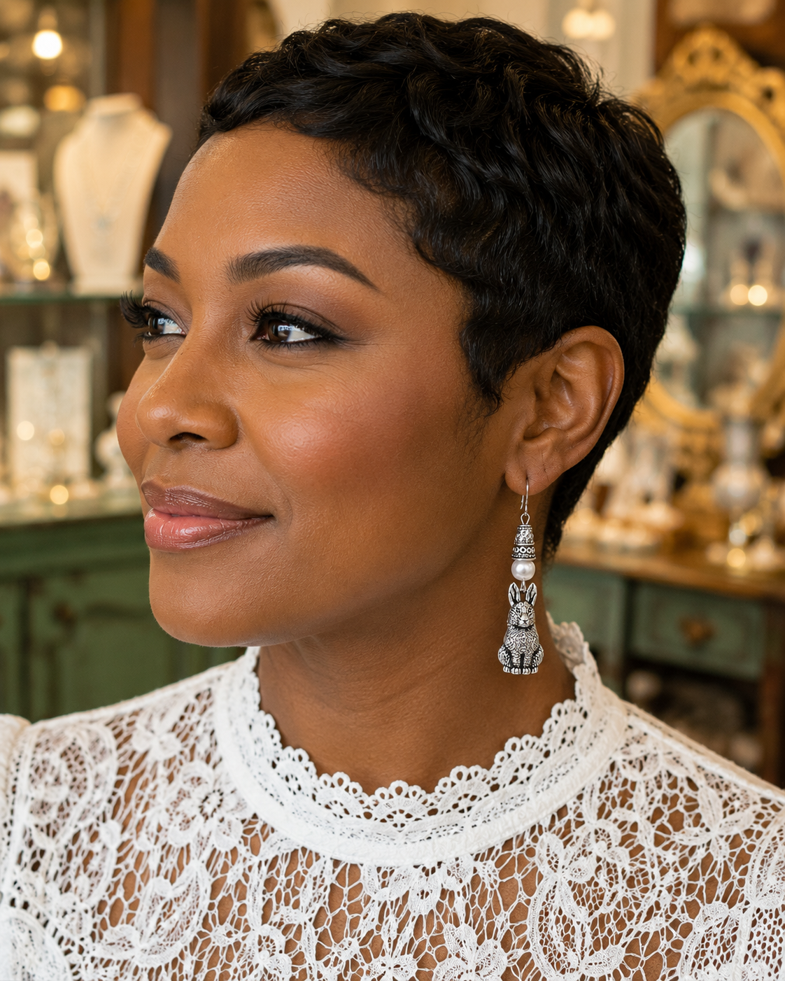 Rabbit Earrings Woman Lace ChatGPT.png