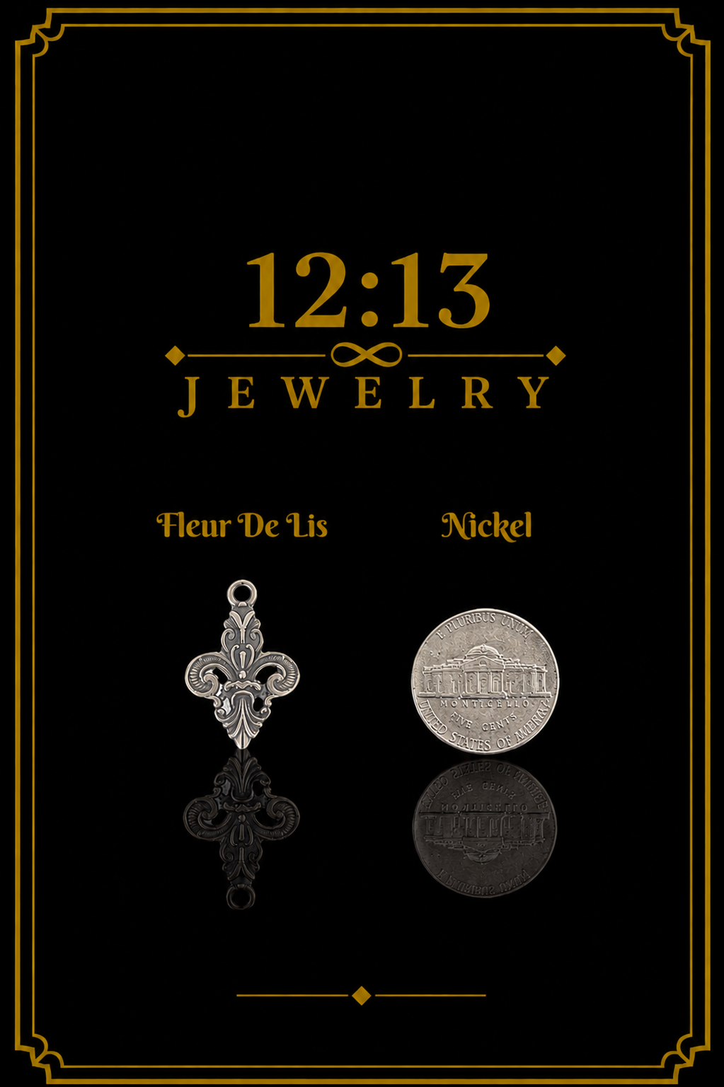 Fleur De Lis Scroll Coin Charm ChatGPT.png