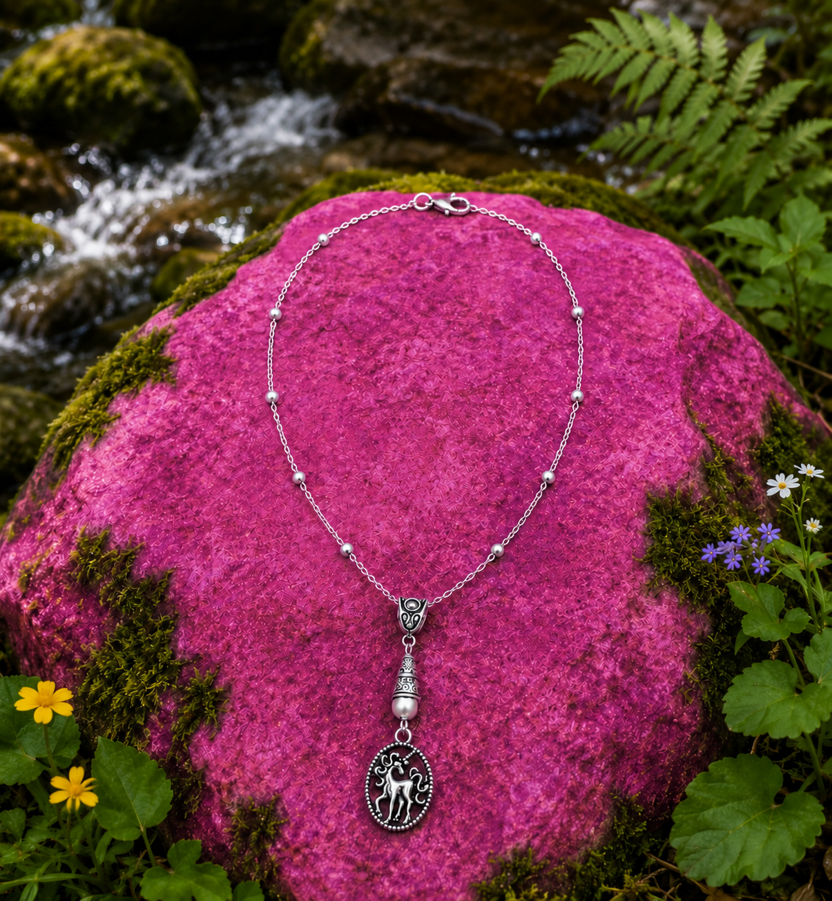 Unicorn Necklace White Pink Rock ChatGPT.png