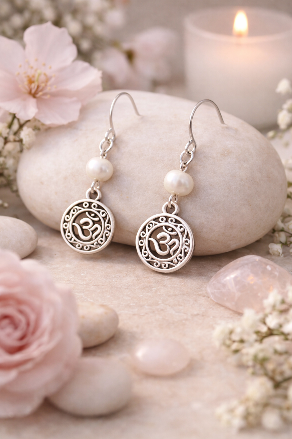 Om Pearl Earrings Pretty Pink Candle ChatGPT.png