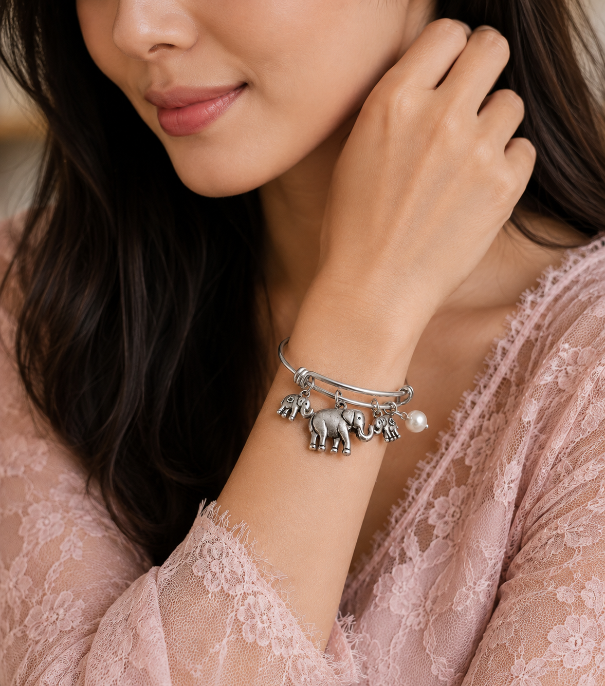 Elephant Pearl Bracelet Woman ChatGPT.png