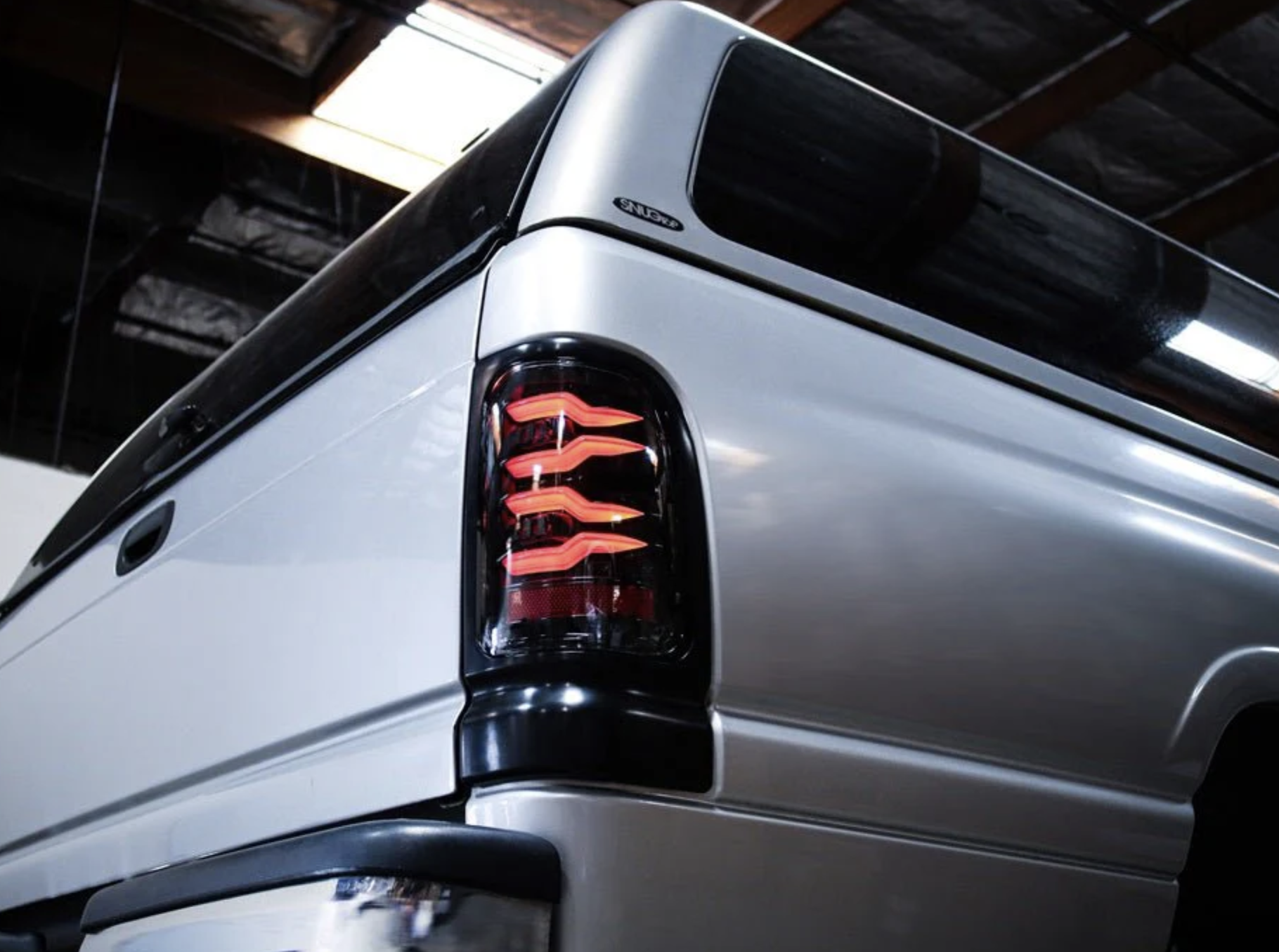 1994-2001 Dodge Ram AlphaRex LUXX LED Tail Lights Alpha Black