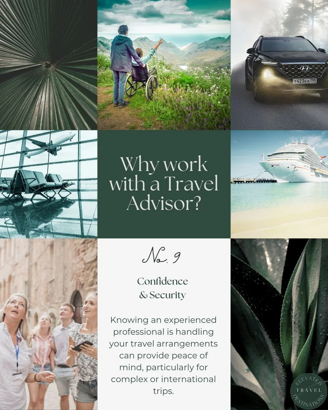 Why Work with a Travel Advisor? Part 9: Confidence and Security

Planning an international or complex trip can feel overwhelming, especially with so many details to manage and unexpected challenges that may arise. Knowing an experienced travel adviso