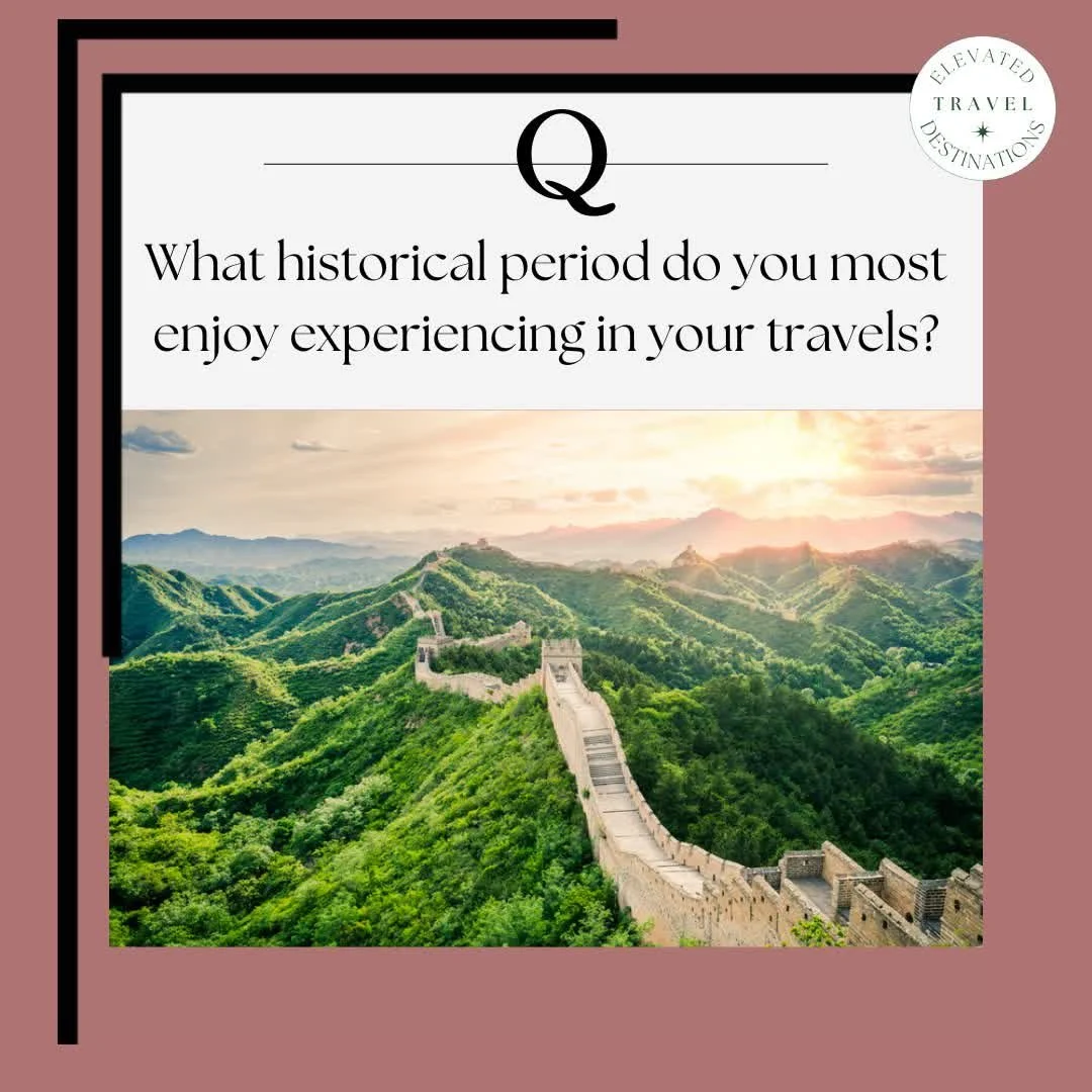 If you could step into any era while exploring the world, which would it be?
From ancient temples and medieval castles to colonial streets and roaring 20s jazz halls&mdash;travel lets us walk through history.
What historical period do you most enjoy 