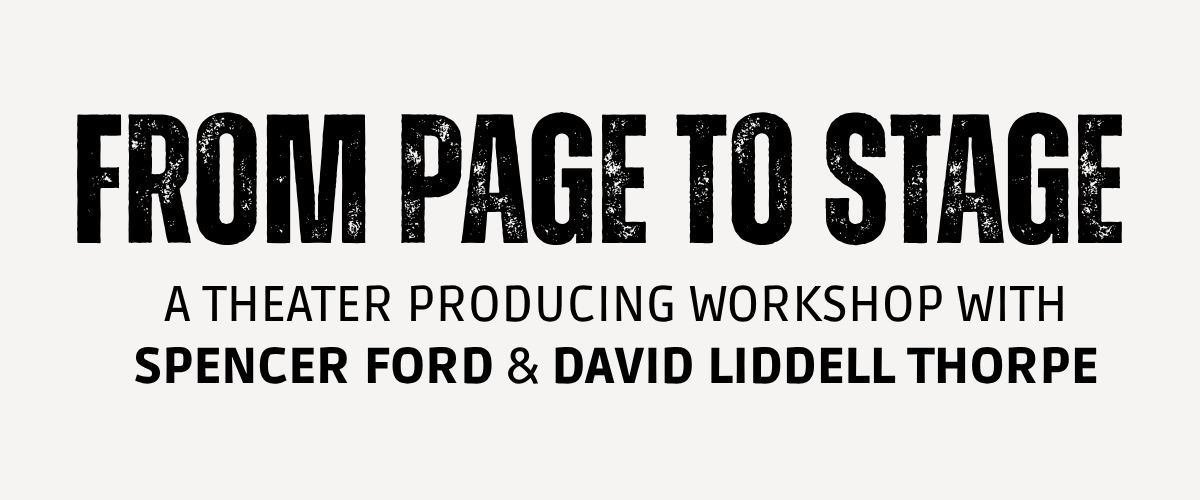 Workshop: From Page to Stage