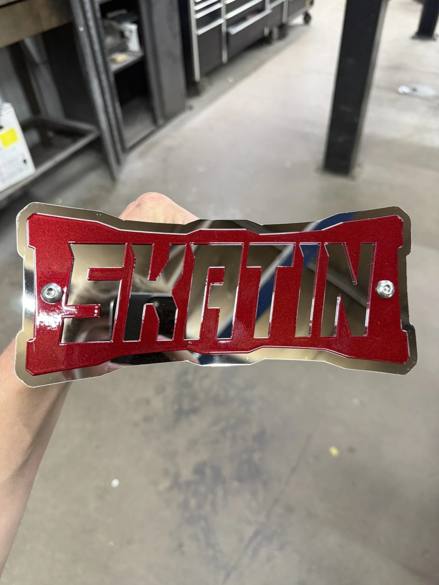 Custom Wavy Strut/Coil/Shock Tower Name Plates (ALL MAKES AND MODELS)
