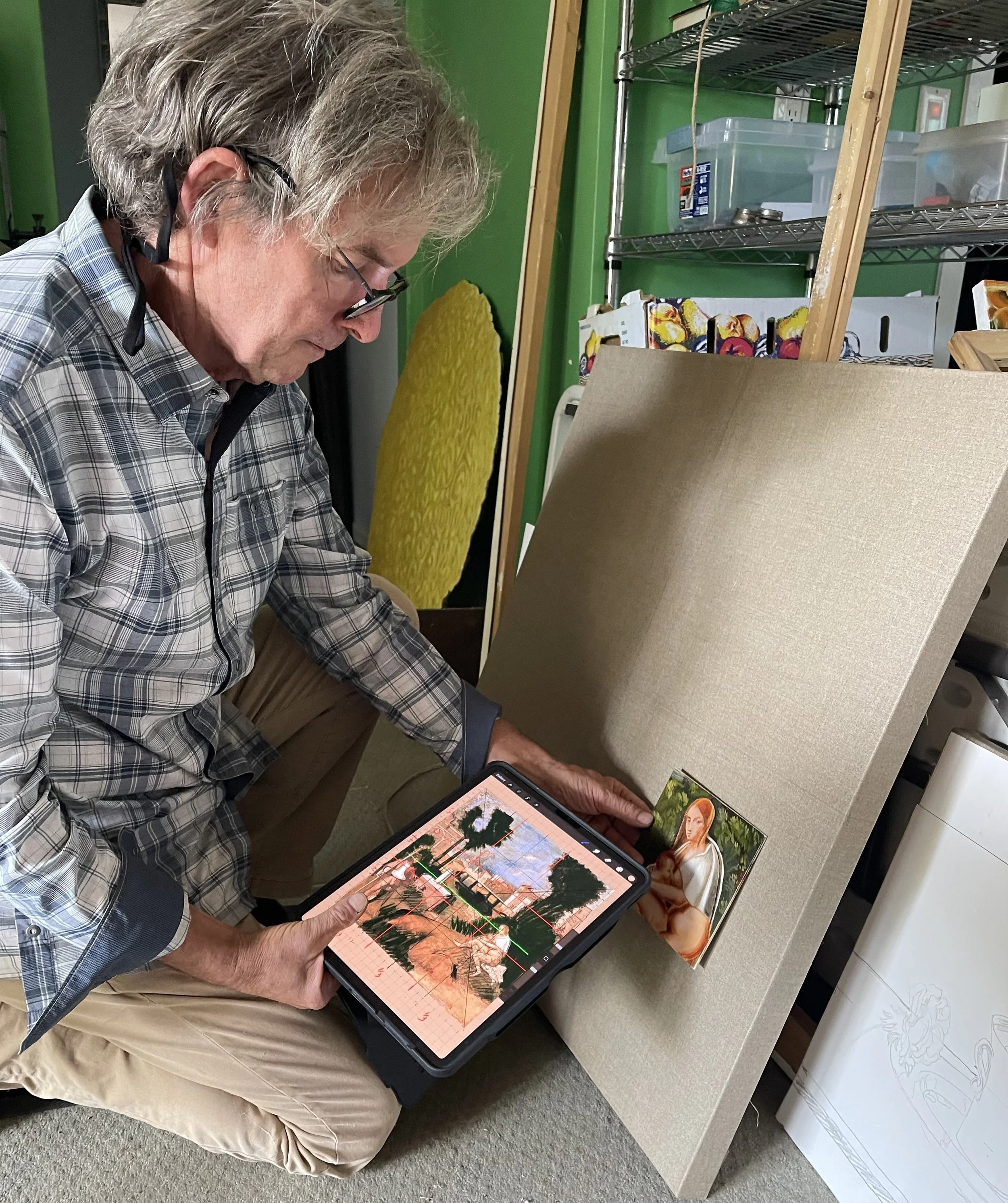 Keith in his Studio