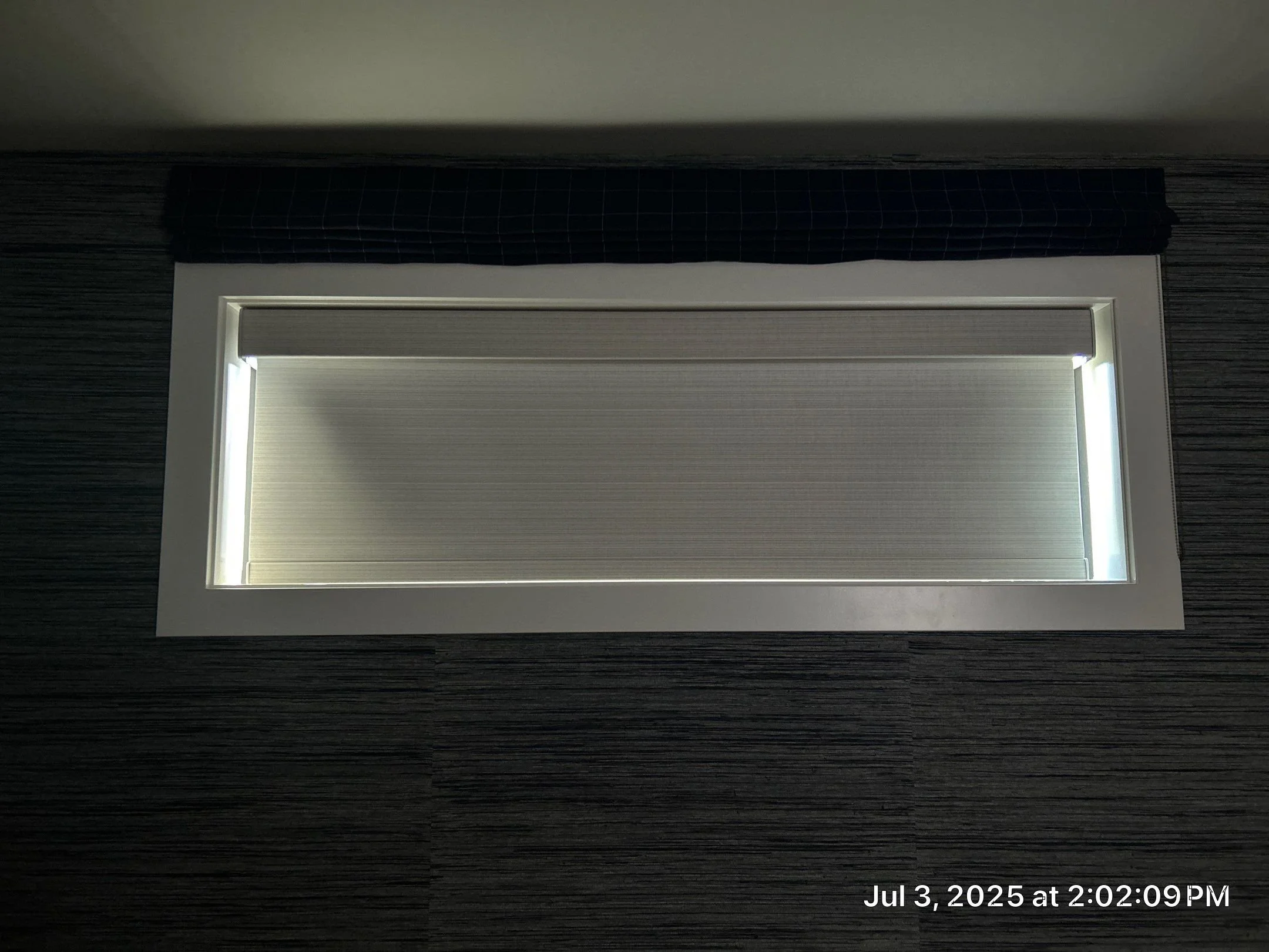 Roller shade from LP Studio in Woodinville, WA