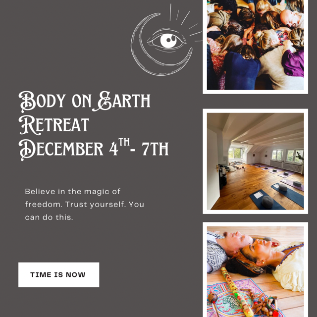 Body on Earth Retreat- spaces limited 
