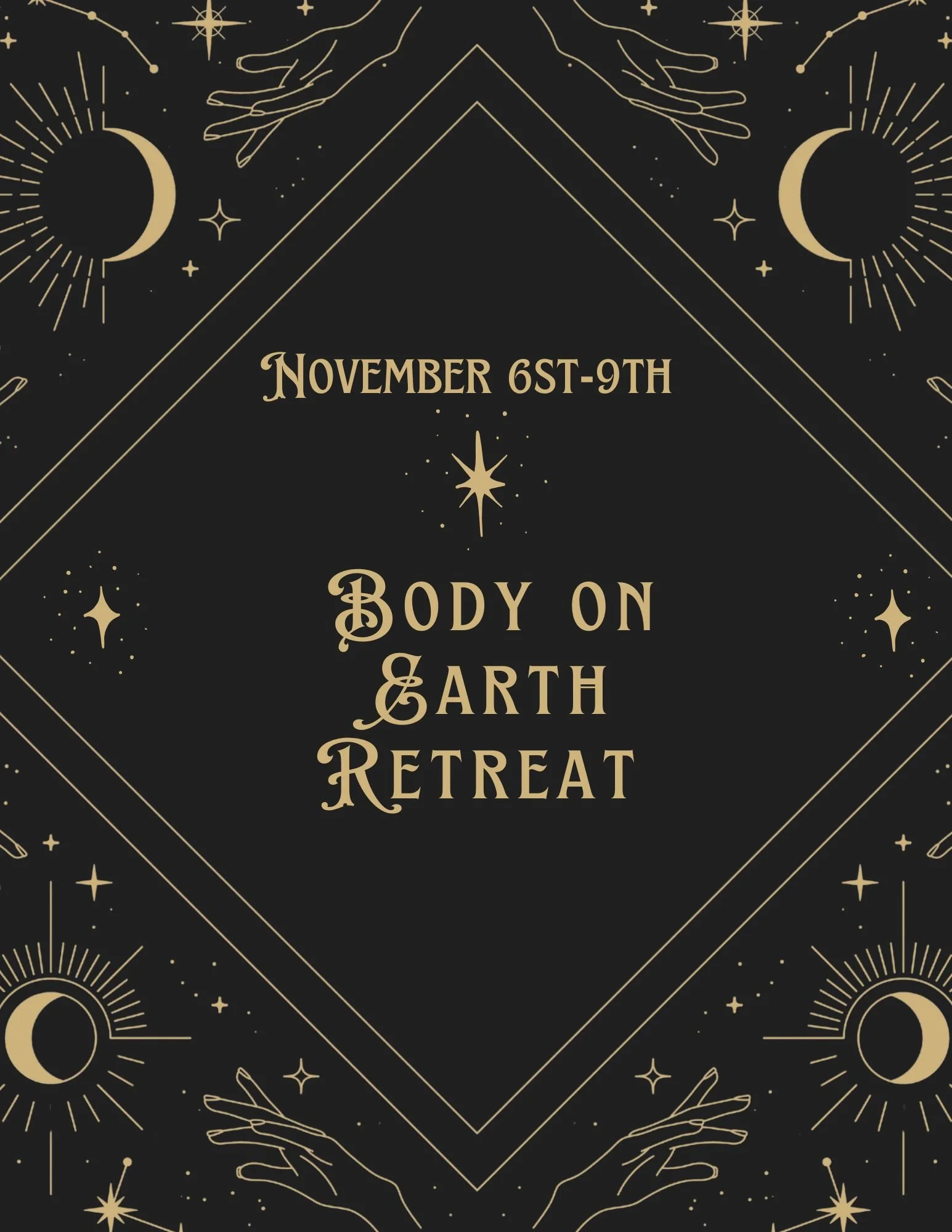 Body on Earth Retreat- spaces limited (fully booked- waiting lists open)