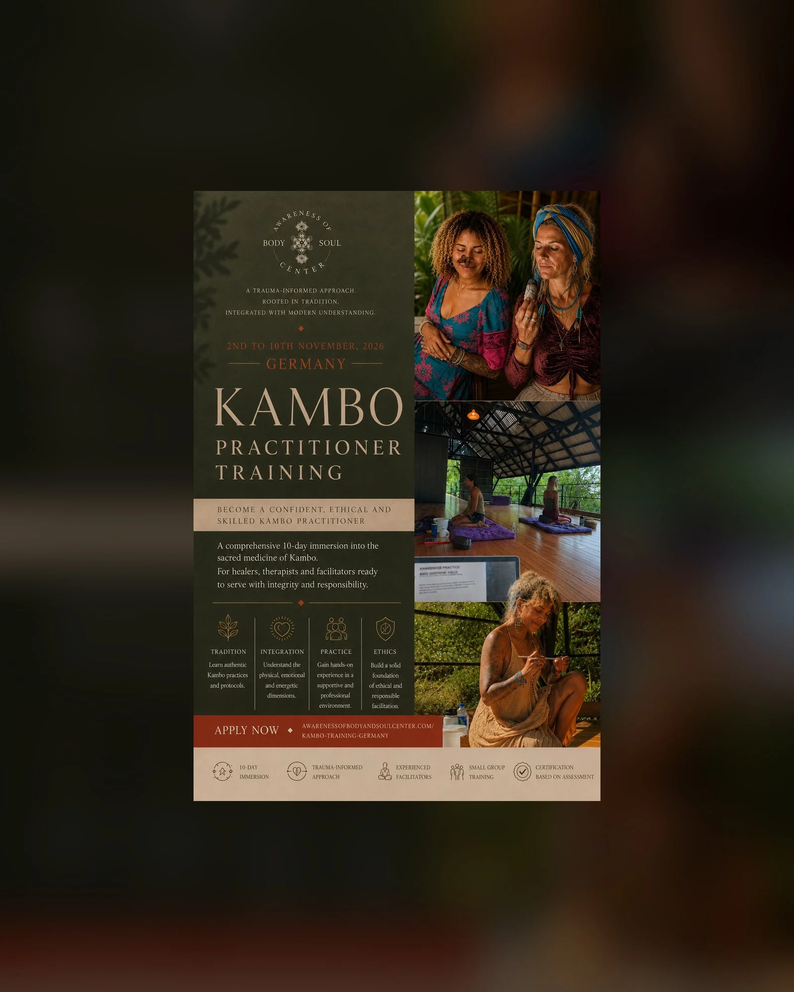 Kambo Practitioner Training Germany- spots limited