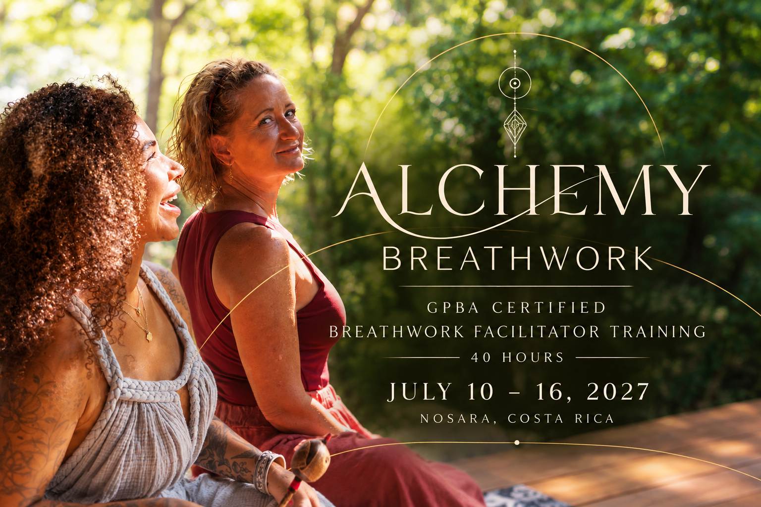 This 40-hour intensive training is an experiential and professional immersion into the art of Breathwork Facilitation.