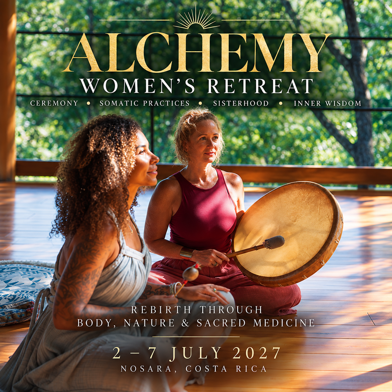 Women´s retreat Alchemy- breathwork, dance, sacred medicine