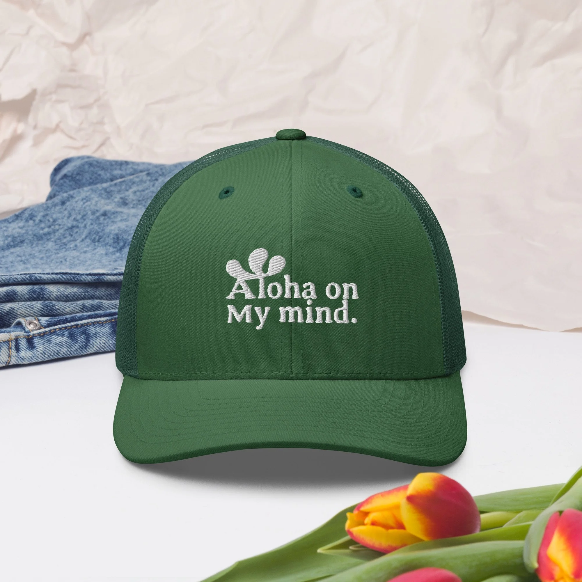 ALOHA ON MY MIND Trucker Hat