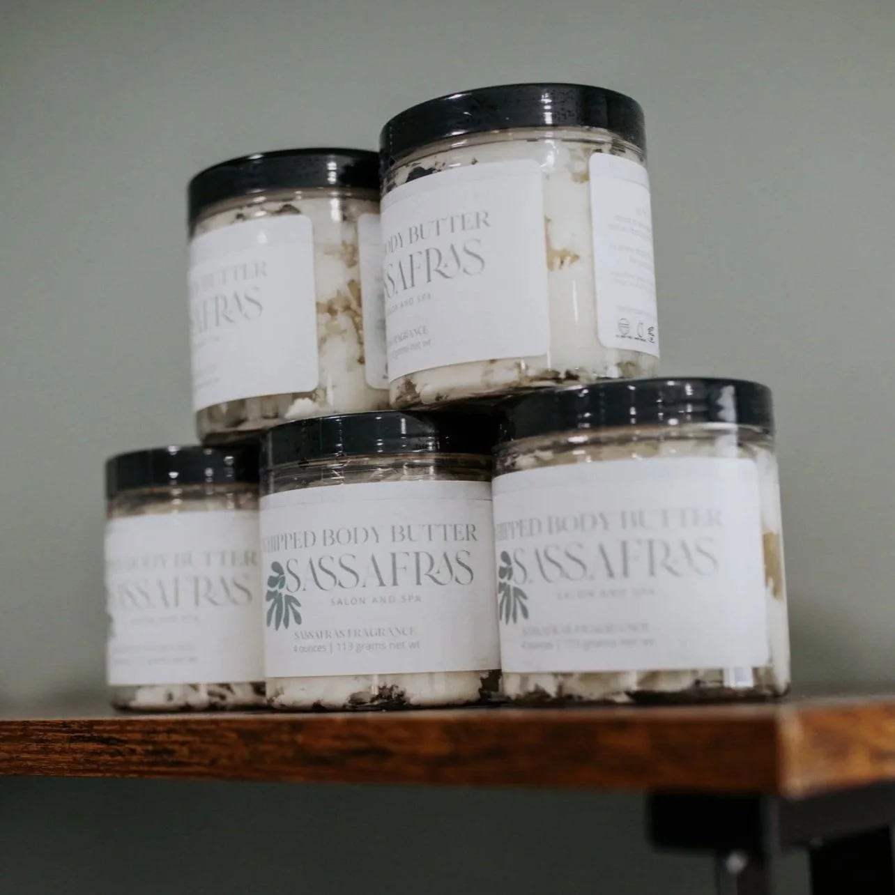 Whipped body butter- a product at Sassafras Salon and Spa