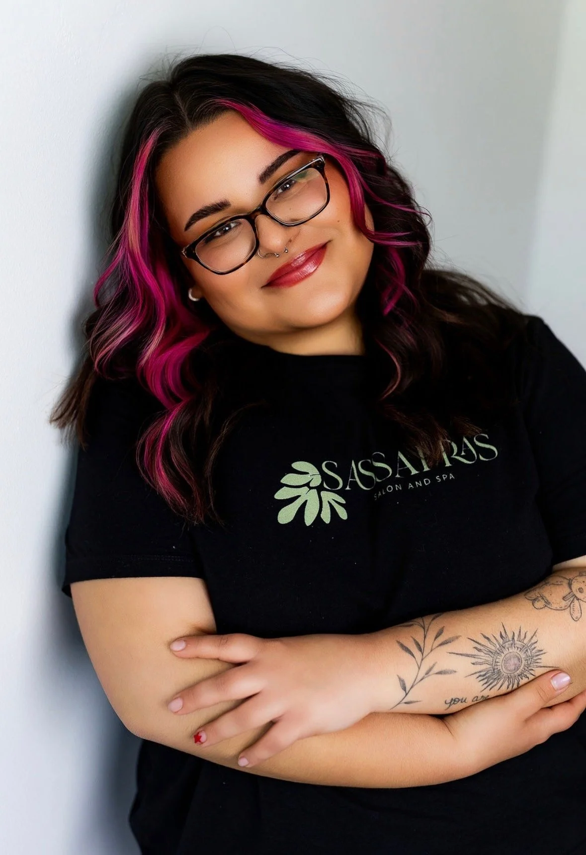 Hannah Hernandez hairstylist at Sassafras Salon and Spa