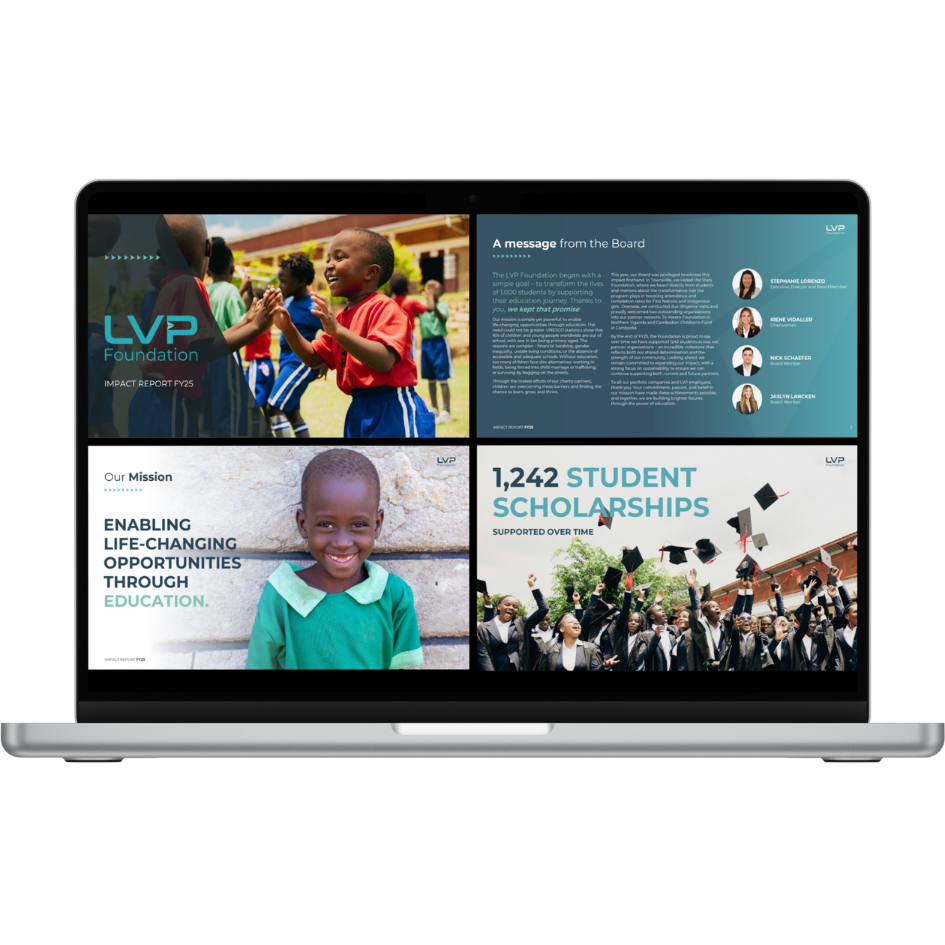 LVP Foundation – PowerPoint Design: Annual Report Design and Layout