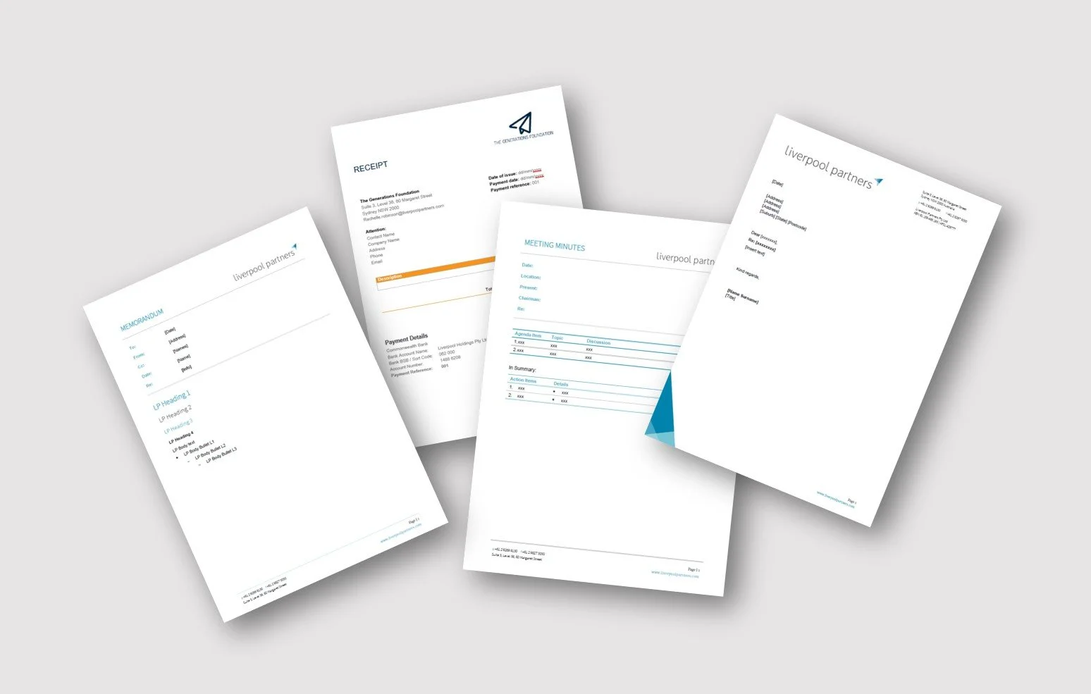 Word Templates: Letterhead Suite Design and Build