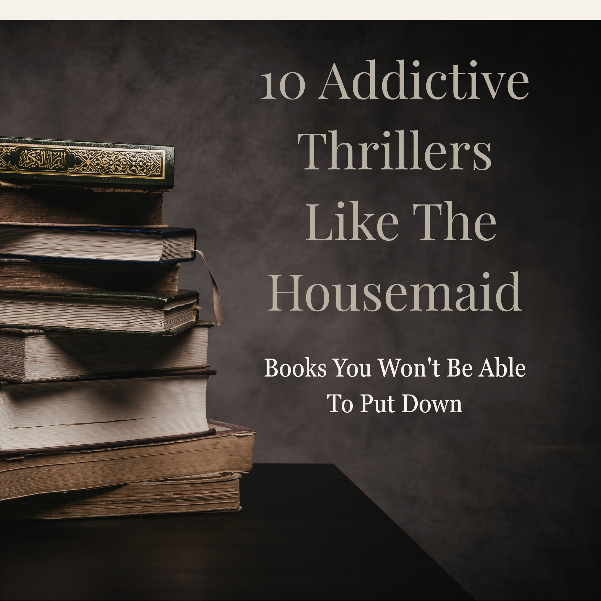 Books Like The Housemaid by Freida McFadden