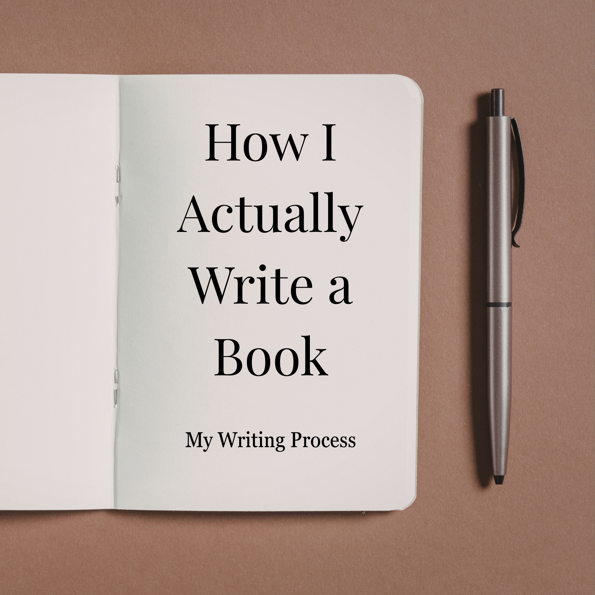 How I Actually Write a Book