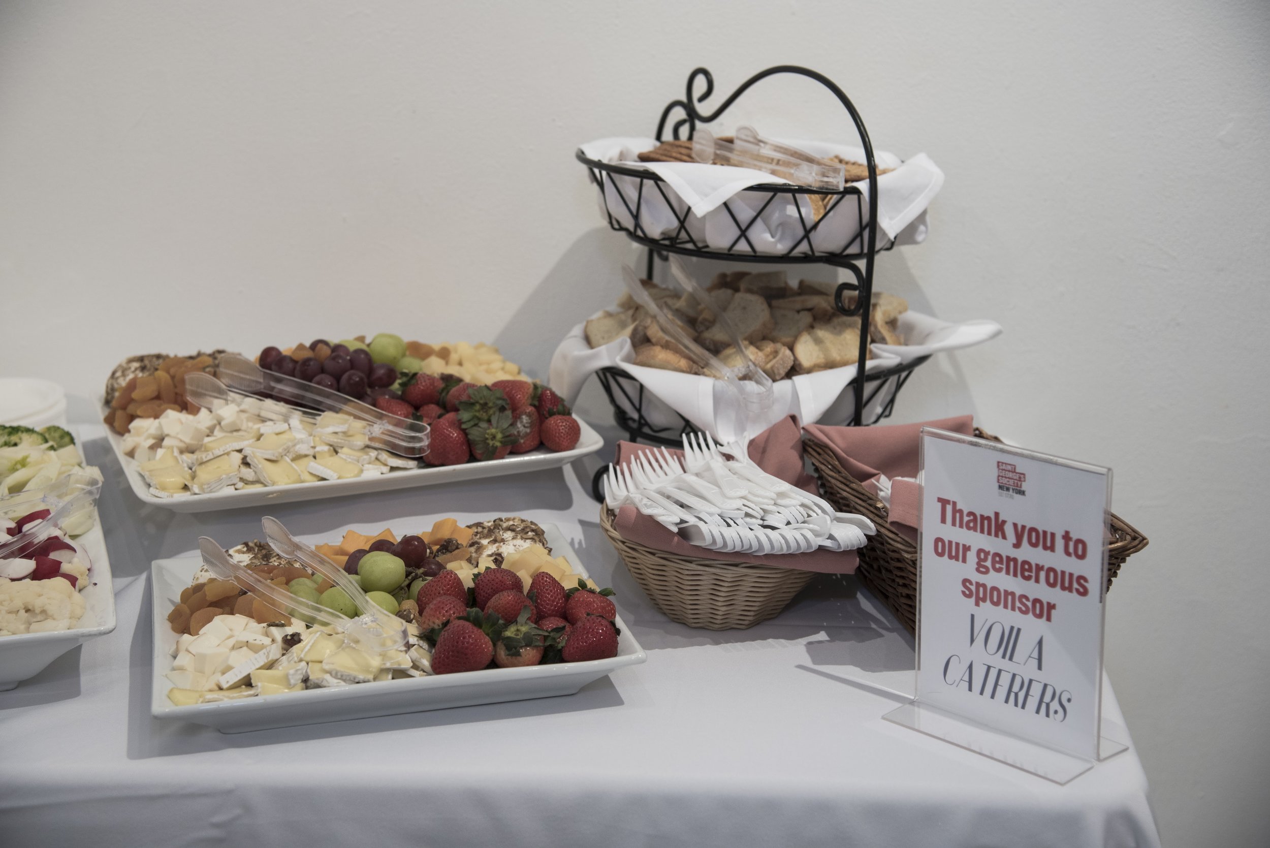  Catering was kindly sponsored by  Voila Caterers . 