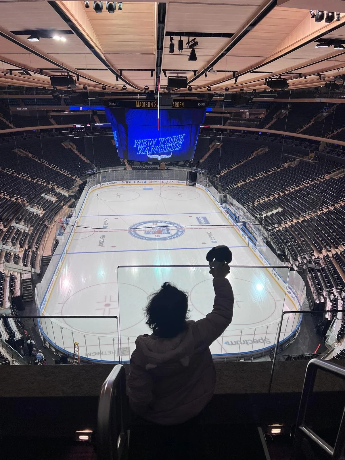 Arianna's visit to MSG