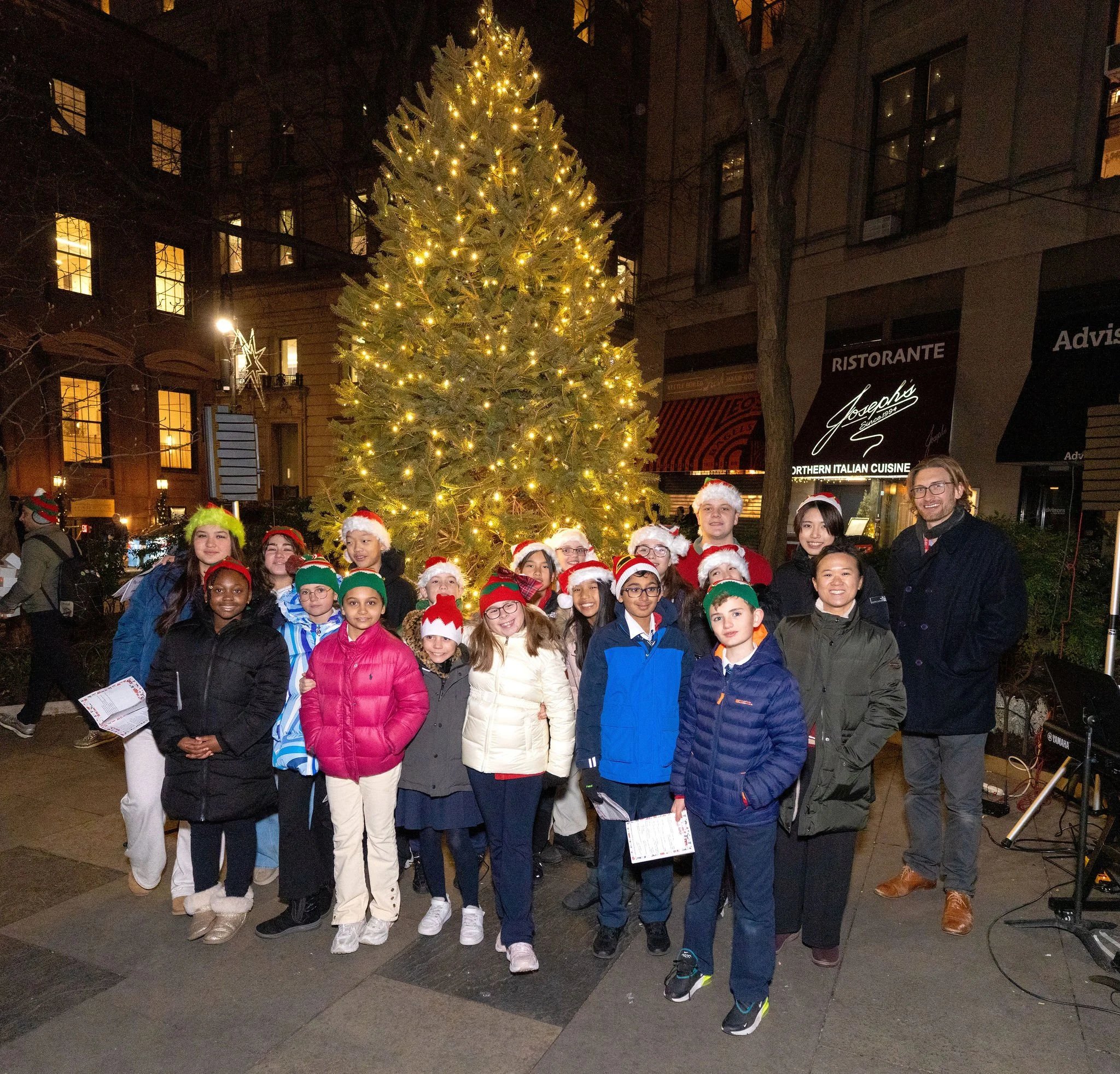 A Festive Evening with the BIS-NY Choir at the Queen Elizabeth II Garden