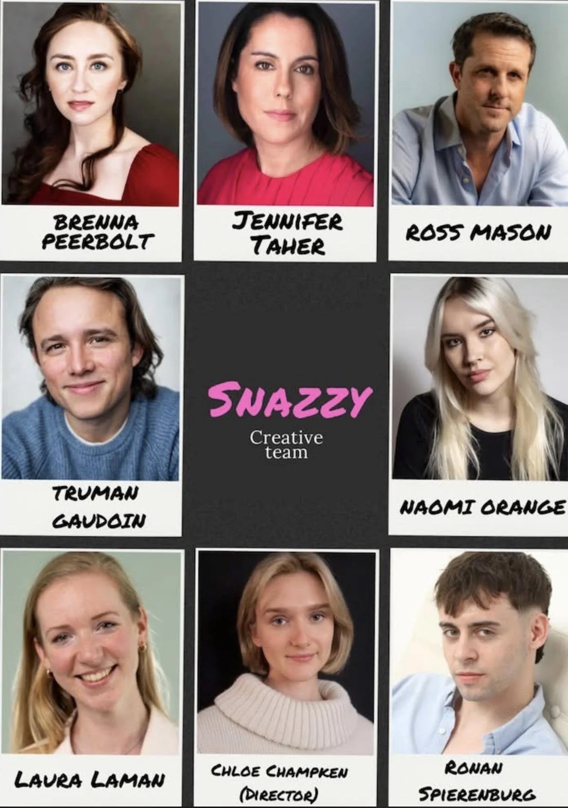 Ronan featuring alongside the talented creative team of Joe Staton's Snazzy for the New York Theater Festival.