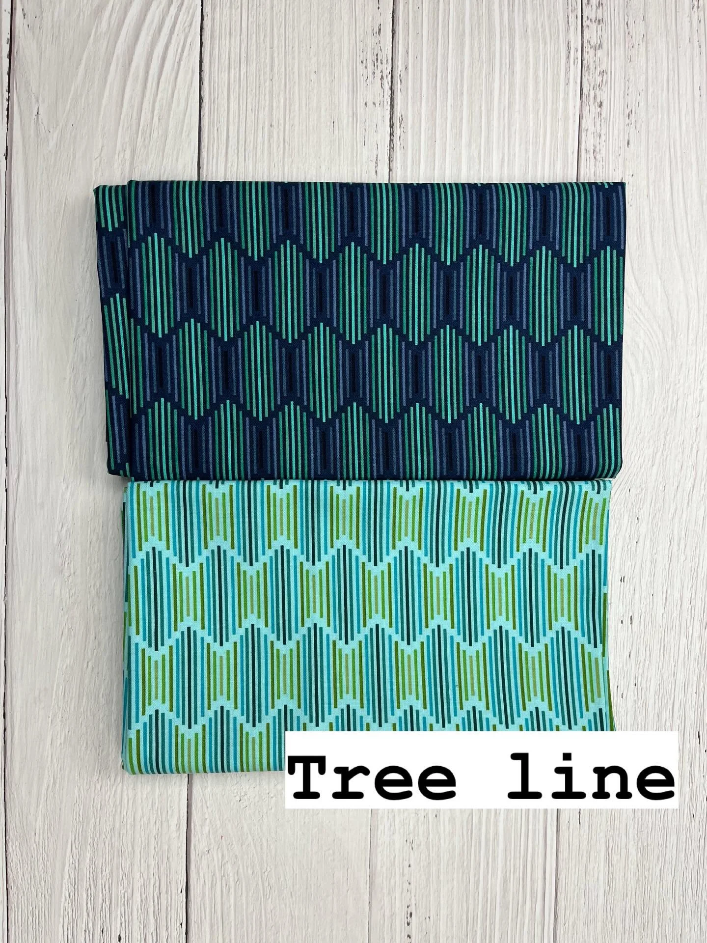 Nature Unfiltered Print 2: Treeline. 
This just might be my favorite print in the collection (although I can&rsquo;t promise I won&rsquo;t say that again!)
This stripe is a nod to the perfectly straight pine tree rows from my childhood in WIsconsin. 