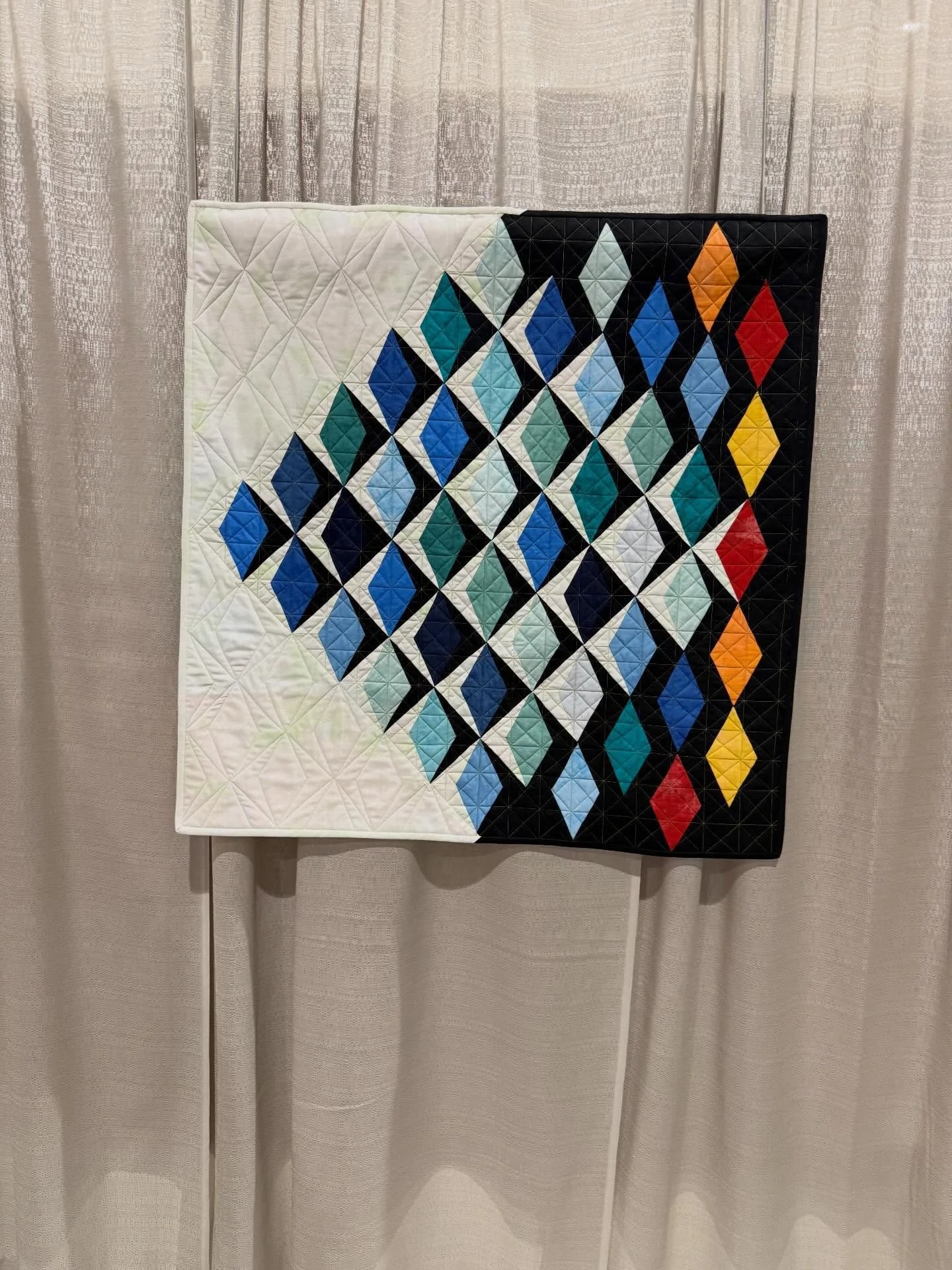 Sharing some of my favorite quilts from QuiltCon&hellip;so much gorgeous inspiration! I love falling in love with a quilt and then moving closer to read the story and falling in love with it even more. 
The info about each quilt follows the picture. 