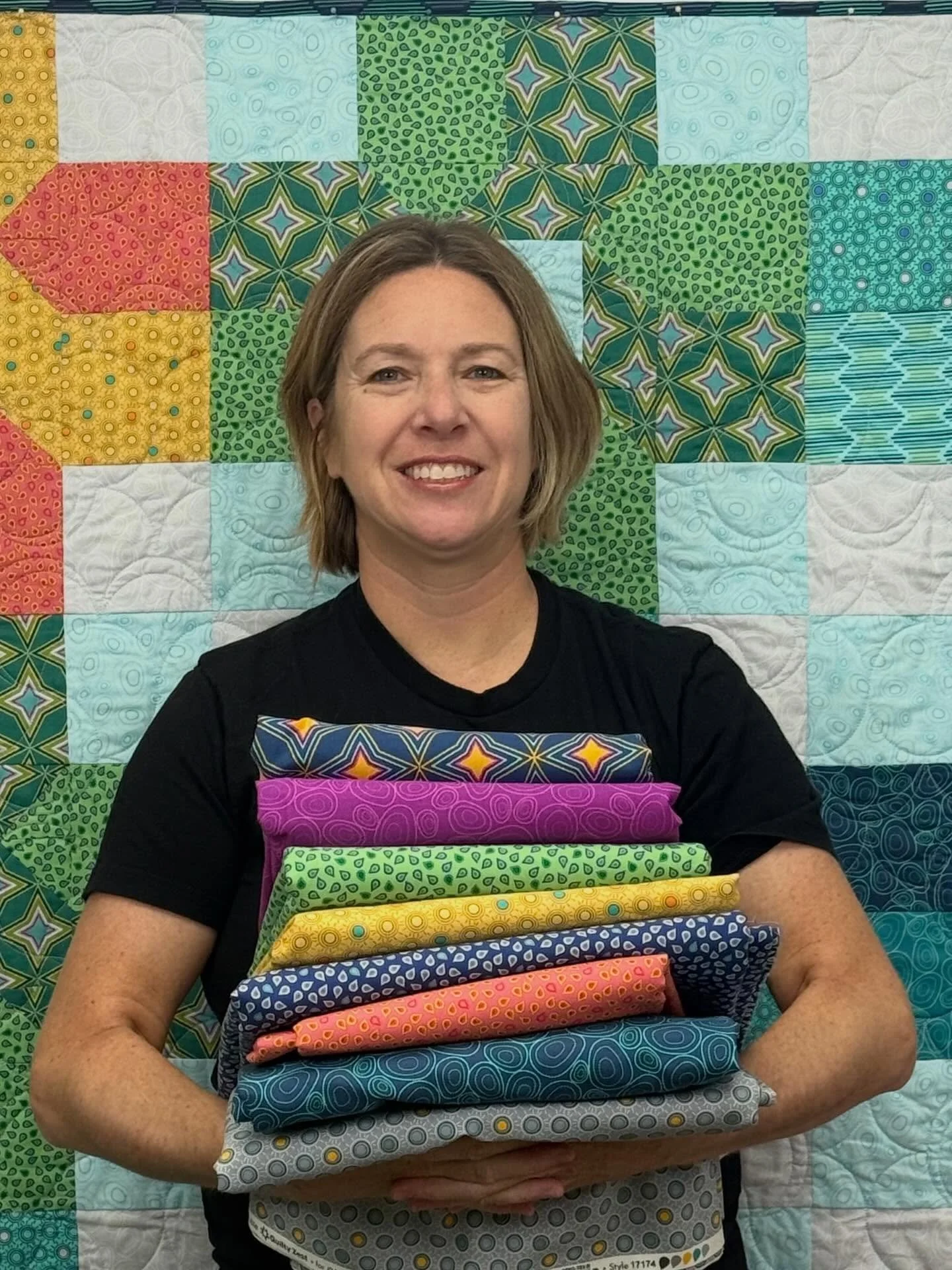 Hi, I&rsquo;m Lisa from Quilty Zest, and looking forward to a fun March of #igquiltfest !
Here are 10 things about me, in no particular order:

1. My mom taught me to sew, and then quilt.
2. Dark chocolate is my go-to treat.
3. I spent 8 years as a q