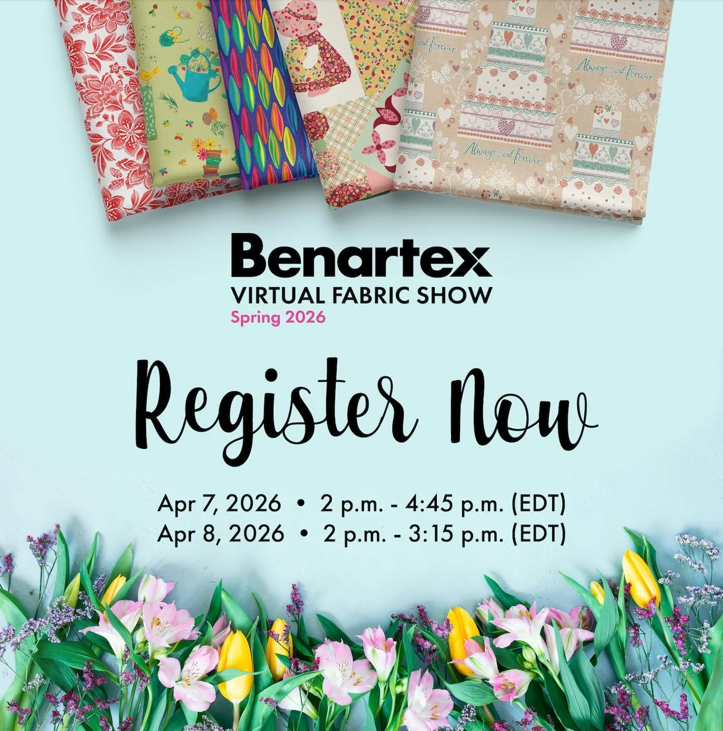 Ready for a sneak peek at the fabrics coming to your quilt shop this summer? Join me and my Benartex designer friends for Virtual Fabric Show! I&rsquo;ll be talking about my new line, Refresh, and sharing the fabrics AND the quilts that go with it, i
