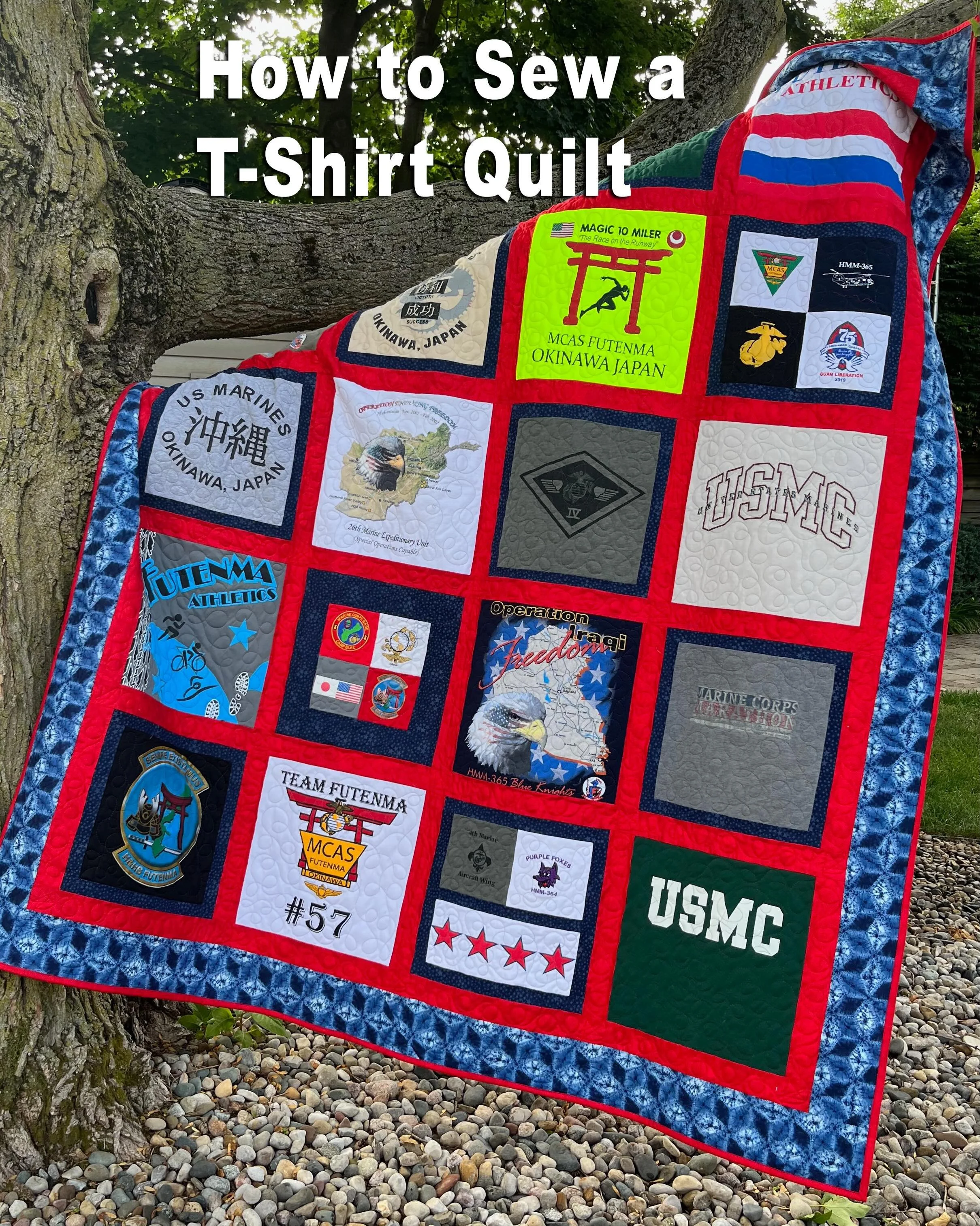 Want to make a t-shirt quilt? Have questions?
Join me Wednesday 5/27 at 8:30 pm EDT - I&rsquo;ll be talking all things t-shirt quilts - how to plan your quilt, what supplies to use, how to cut the t-shirts and adjust sizing, and more!
Watch this FB L